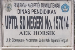 Diduga Kepala Sekolah UPTD SDN 157014 AEK Horsik Korupsi Dana BOS 