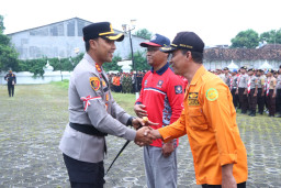 *Polres Ngawi Perkuat Jaga Kondusifitas Wilayah dengan Sabuk Kamtibmas*