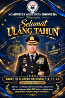 Keluarga Besar KWI JATIM Mengucapkan Selamat Ulang Tahun Ke - 50 Kepada Bapak Kapolrestabes Surabaya