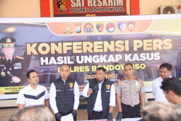 *Polres Bondowoso Ungkap Live Streaming Asusila Dua Tersangka Diamankan*