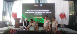 Jatim Perkuat Posisi Gerbang Ekonomi Nasional, Instalasi Balai Karantina Terpadu Telah Diresmikan Gubenur Jawa Timur