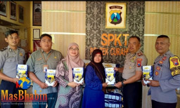 Tanam Harapan untuk Ketahanan Pangan, Polsek Curahdami Salurkan Bibit Jagung Unggul kepada Petani