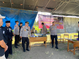 187 Peserta Ikuti Ujian PSHT, Kapolres Bondowoso Pastikan Pengamanan Berjalan Kondusif
