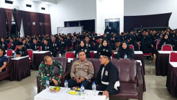 Junjung Persaudaraan dan Hormati Hukum", Pesan Wakapolres Bondowoso di Pengesahan 187 Warga Baru PSHT