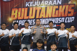 Semarak Hari Bhayangkara ke-80, Kapolres Bondowoso Cup 2026 Resmi Bergulir, 330 Atlet Ramaikan Arena Bulutangkis