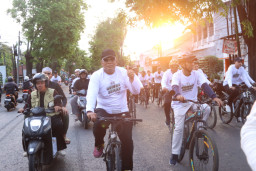 Gowes Bersama Ulama dan Masyarakat, Kapolres Pasuruan Ajak Wujudkan Daerah Aman dan Guyub