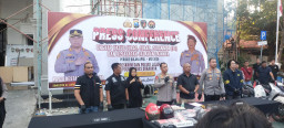 "Polrestabes Surabaya Ringkus 192 Pelaku, 163 Kasus Curanmor Hingga Gangster Berhasil Diungkap".
