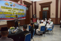 Hari Bhayangkara ke 80, Polres Bondowoso Satukan Doa Lintas Agama, Teguhkan Komitmen Mengabdi untuk Negeri
