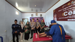 Hari Bhayangkara ke - 80 Polres Blitar Gelar Khitanan Massal Gratis di Kanigoro