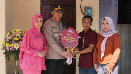 Hari Bhayangkara ke-80, Polres Mojokerto Kota Hadirkan Kebahagiaan Lewat Bedah Rumah Tak Layak Huni