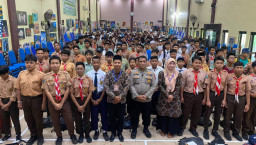 Polres Pasuruan Tanamkan Disiplin kepada 340 Siswa Baru MAN 1 Pasuruan, Bekal Wujudkan Generasi Berkarakter