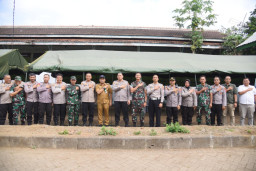 Sambangi Yon TP 537/Tunggul Wulung, Kapolres Bondowoso Tegaskan Komitmen Perkuat Soliditas TNI Polri