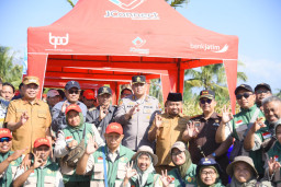 Kawal Program Strategis Nasional, Kapolres Bondowoso Hadiri Kunjungan Kerja Tiga Kementerian