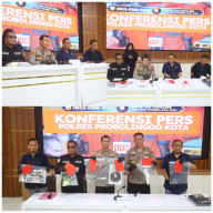 Polres Probolinggo Kota Amankan 5 Tersangka Pelempar Bondet di Mayangan
