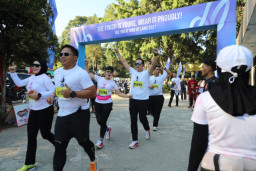 Dukung Pariwisata Polres Magetan Turut Ambil Bagian Trail Run Ring of Lawu 2026