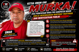 Ketum KWI Murka, Kecam Pernyataan Waka PWI Bogor