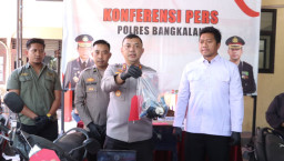 Polres Bangkalan berhasil bongkar 16 kasus pencurian dalam dua bulan terakhir,20 tersangka berhasil di amankan