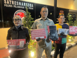 Dua Pekan, Polres Tanjung Perak Bongkar Tiga Jaringan Narkoba, 22,76 Gram Sabu dan Pil Ekstasi Disita