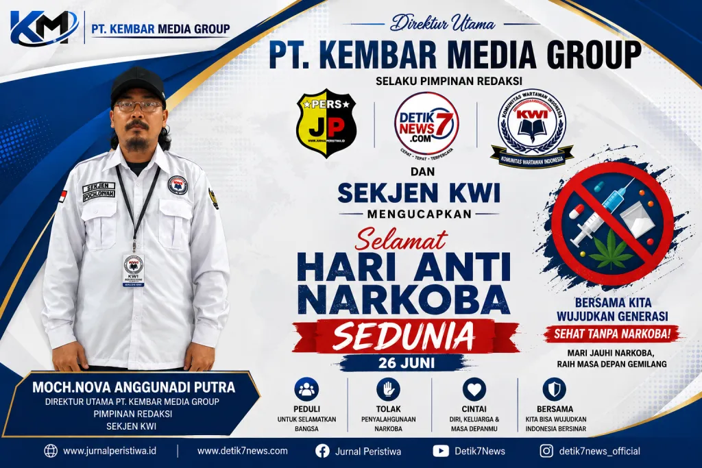 Direktur Utama PT. Kembar Media Group Ajak Masyarakat Perangi Narkoba di Hari Anti Narkoba Sedunia