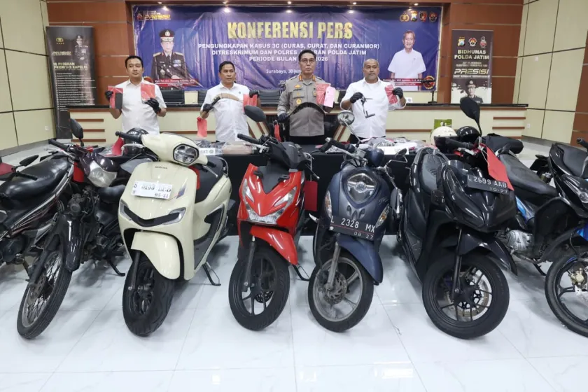 Polda Jatim Ungkap 195 Kasus 3C Selama Juni 2026, Amankan 222 Tersangka untuk Jaga Keamanan Masyarakat