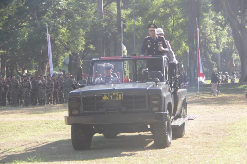 Upacara Hari Bhayangkara ke 80 di Bondowoso, Kapolres Ajak Personel Jaga Integritas dan Kepercayaan Publik
