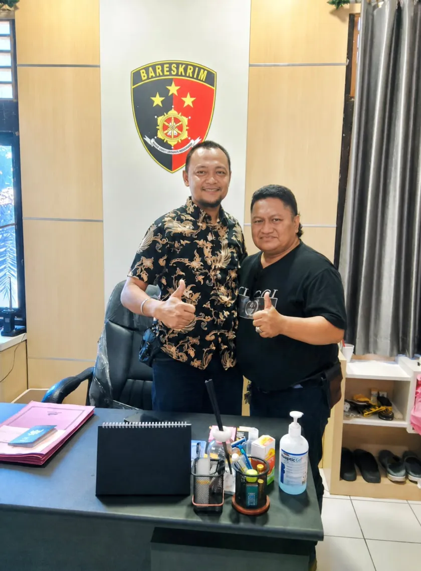 Perkuat Sinergitas, Penasehat KWI dan Madas Sedarah Silaturahmi ke Kanit Reskrim Polsek Kenjeran