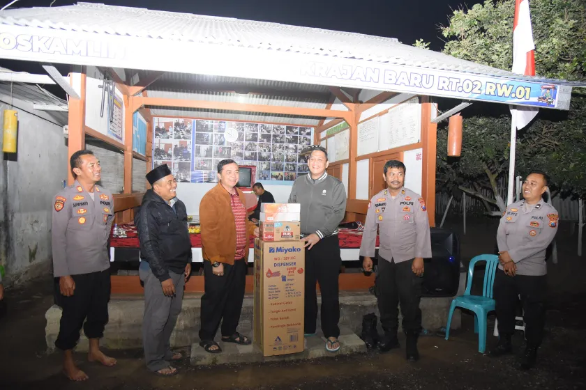 Kapolres Aryo Apresiasi Kesiapan Satkamling Desa Cindogo