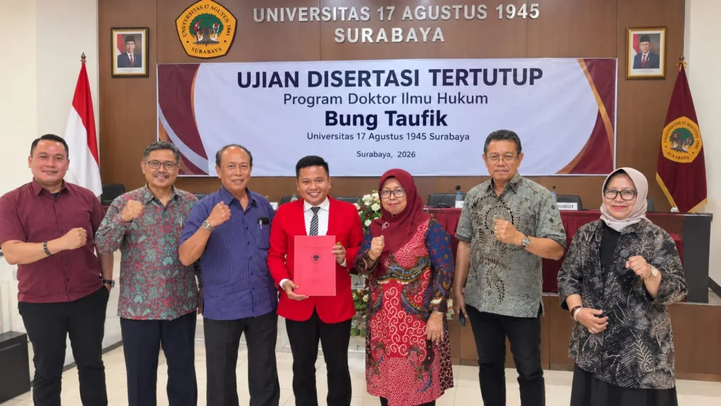 Selamat Dan Sukses Promosikan Doktor Ilmu Hukum Dr. Moh. Taufik, I.Kom., S.H., M.H. Ketua Umum DPP MADAS SEDARAH