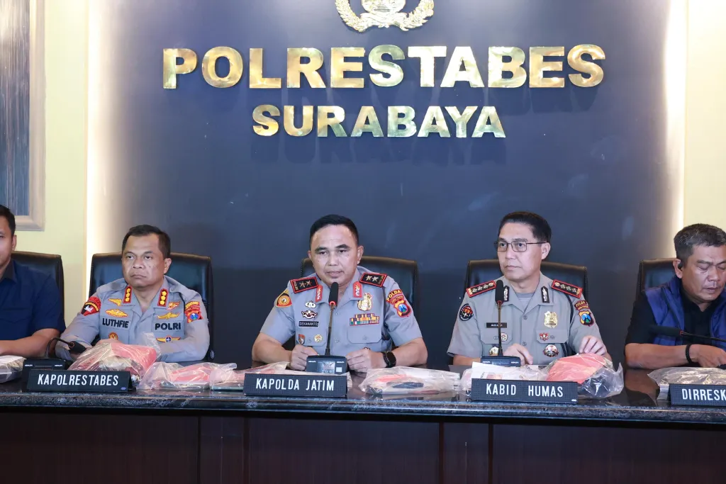Polda Jatim Amankan 11 Orang Terkait Dugaan Upaya Memicu Kericuhan di Tengah Aksi Mahasiswa Surabaya
