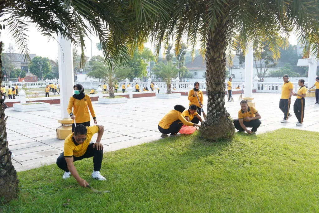 Polres Kediri Konsisten Jaga Kelestarian Lingkungan Melalui Program Green Policing