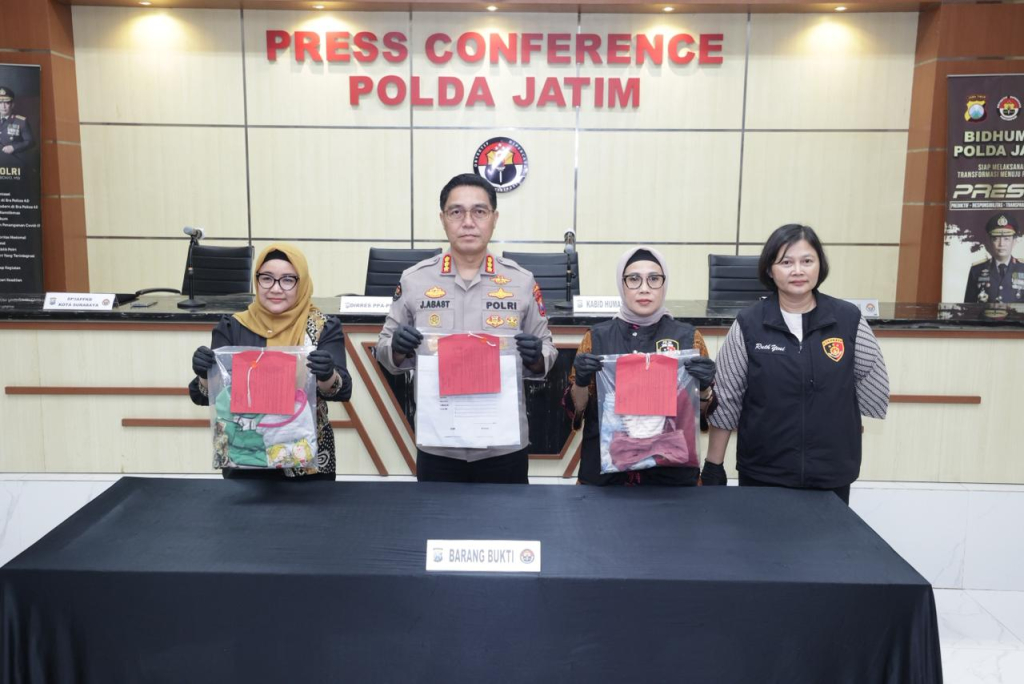 Polda Jatim Amankan Tersangka Kasus Kekerasan Seksual Dua Anak Dibawah Umur