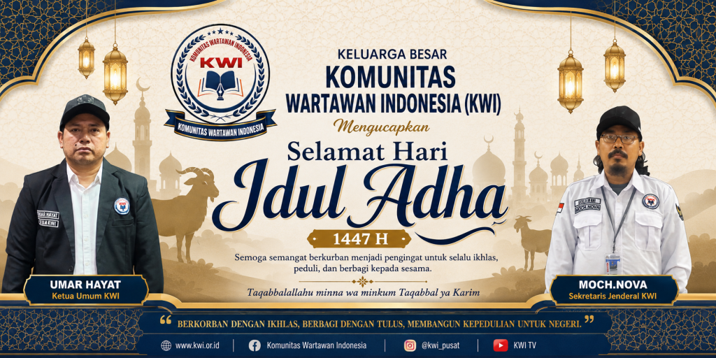 Keluarga Besar KWI Sampaikan Ucapan Selamat Hari Raya Idul Adha 1447 H