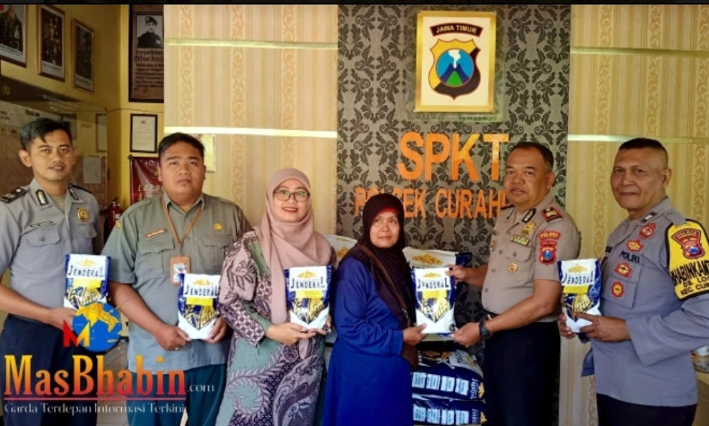 Tanam Harapan untuk Ketahanan Pangan, Polsek Curahdami Salurkan Bibit Jagung Unggul kepada Petani
