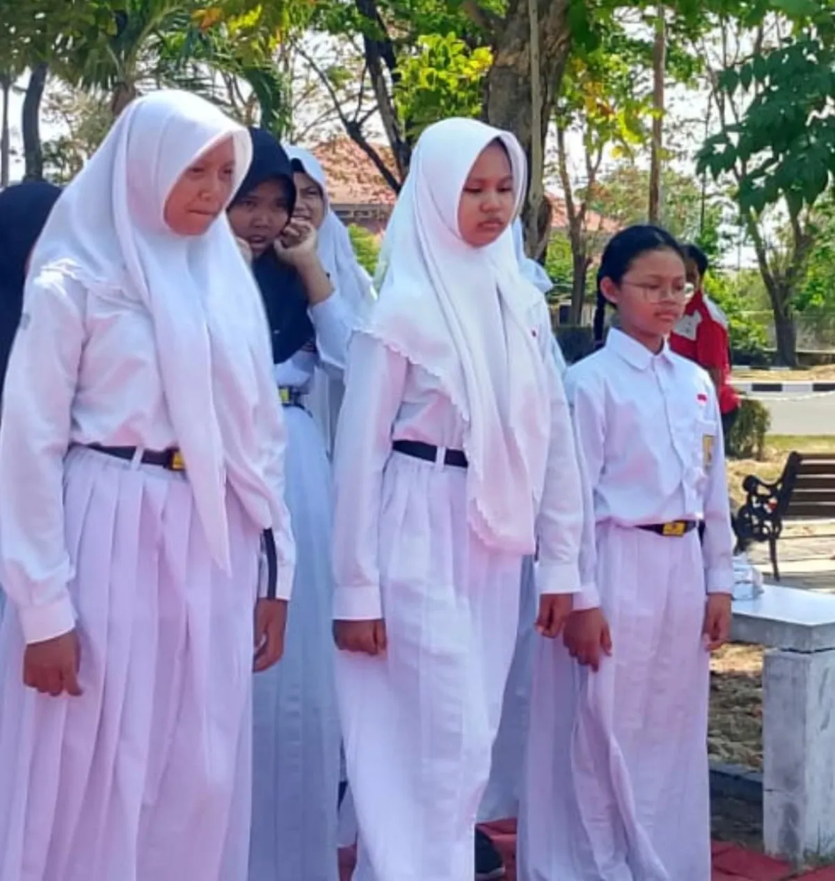 Pelantikan PMR Siswa Baru SMPN 1 Sedati Sidoarjo Sukses Digelar Bertepatan HUT RI ke-81
